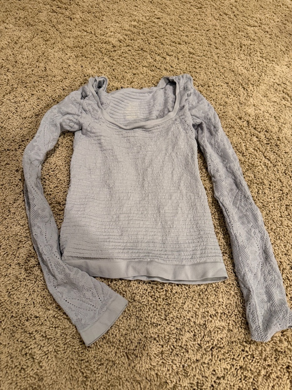 Intimately FP grey long sleeve shirt
